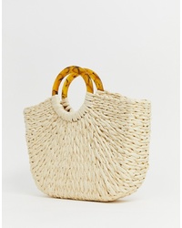 Pimkie Bag With Effect Handle In Beige