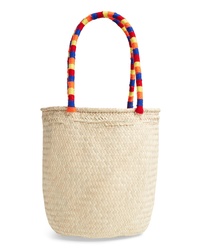 Brixton Leah Woven Straw Tote