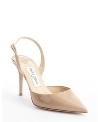Jimmy Choo Neon Flame Patent Leather Tillyslingback Pumps