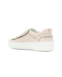 Sergio Rossi Studded Slip On Sneakers