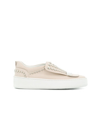 Sergio Rossi Studded Slip On Sneakers