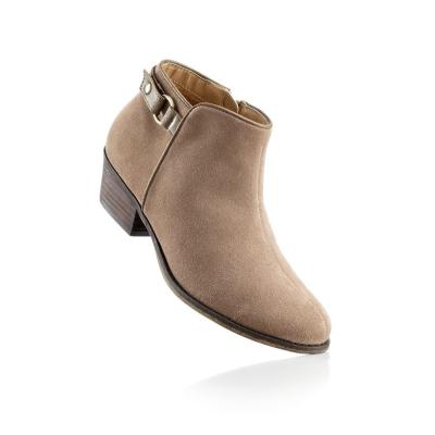 bpc bonprix collection Suede Ankle Boots In Beige Size 6, $44