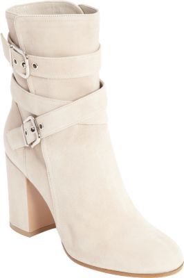 nude mid calf boots