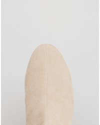 Vagabond Jamilla Beige Suede Ankle Boots