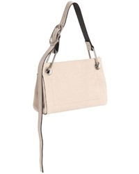 Calvin Klein Collection Belted Suede Shoulder Bag