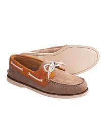 Sperry Top-Sider Gold Cup Authentic Original Boat Shoes 2 Eye Tanorange