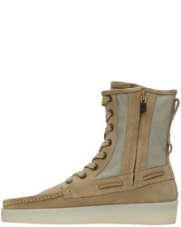 Fear Of God Taupe Green Boat Boots