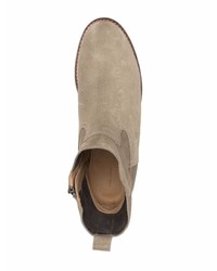 Isabel Marant Suede Zipped Ankle Boots