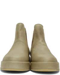 Fear Of God Taupe Leather Chelsea Boots