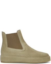 Fear Of God Taupe Leather Chelsea Boots
