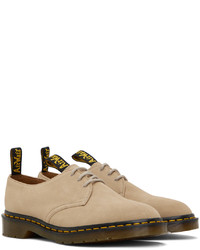 Engineered Garments Taupe Dr Martens Edition 1461 Derbys