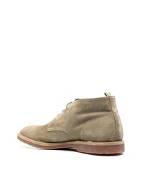 Officine Creative Kent Suede Lace Up Boots