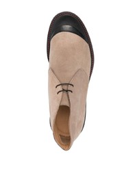 Kiton Lace Up Suede Desert Boots