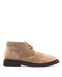 Brunello Cucinelli Mid Ankle Lace Up Boots
