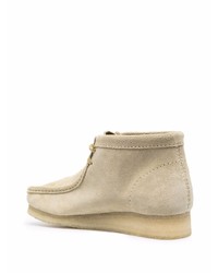 Clarks Wallabee Lace Up Suede Boots