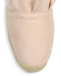 Michael Kors Michl Kors Collection Laticia Ruffled Suede Espadrilles