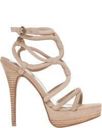 Max Studio Xposeb Suede High Heeled Strappy Sandals