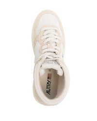 AUTRY High Top Lace Up Suede Sneakers