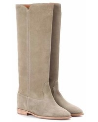 Isabel Marant Cleave Concealed Wedge Suede Boots