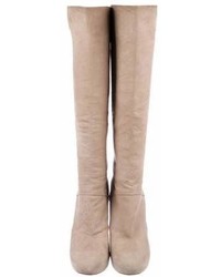 Brian Atwood Suede Knee High Boots