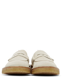 Paul Smith Off White Suede Drood Loafers