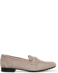 Tod's Sold Out Embellished Suede Loafers