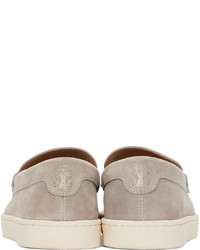 Brunello Cucinelli Taupe Hybrid Loafers