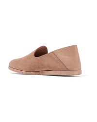 Pedro Garcia Yeira Suede And Leather Collapsible Heel Loafers