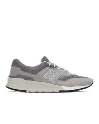 New Balance Grey And Silver 997h Sneakers