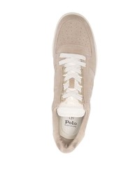 Polo Ralph Lauren Logo Debossed Suede Sneakers