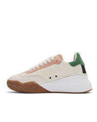 Stella McCartney Off White Loop Lace Up Sneakers