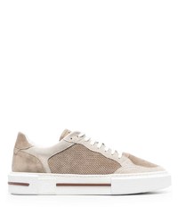 Eleventy Panelled Low Top Sneakers