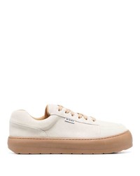 Sunnei Suede Round Toe Sneakers