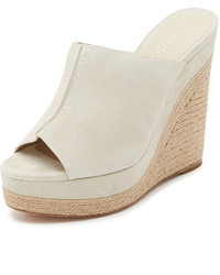 Michael Kors Michl Kors Collection Charlize Suede Wedge Mules