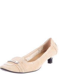 Tod's Suede Loafer Pumps