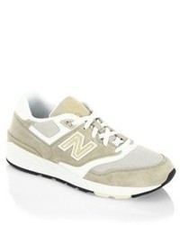 New Balance Suede And Leather Sneakers