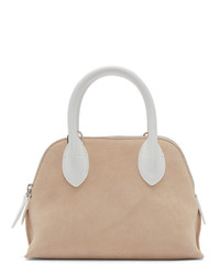 Lanvin Pink And White Mini Magot Bag