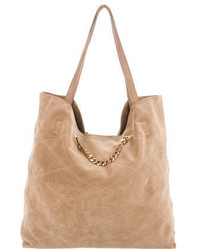 Lanvin Quilted Suede Carry Me Tote