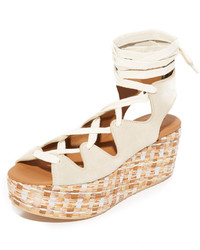 See by Chloe Lilly Wedge Lace Up Sandals