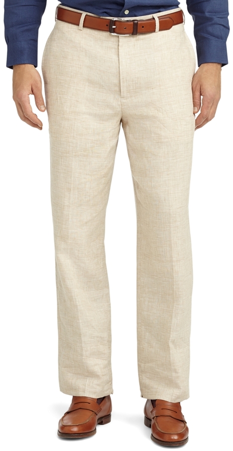Brooks Brothers Madison Fit Plaid Linen Suit, $698 | Brooks Brothers ...