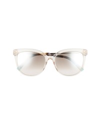 Tiffany & Co. 55mm Cat Eye Sunglasses