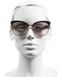 Miu Miu 56mm Pave Cat Eye Sunglasses Black