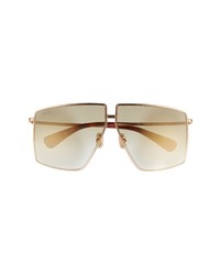 Max Mara 64mm Gradient Oversize Geometric Sunglasses