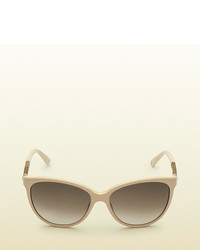 Gucci Cat Eye Diamantissima Sunglasses
