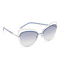 Marc Jacobs Double Wire Double Rimmed Cat Eye Sunglasses