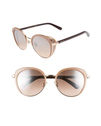 Jimmy Choo Gabby 56mm Special Fit Round Sunglasses