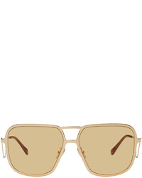 Marni Gold Ha Long Bay Sunglasses