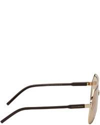Dolce & Gabbana Gold Less Is Chic Sunglasses