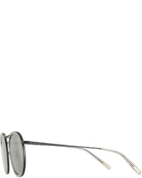 Oliver Peoples Mp 3 30th Anniversary Round Sunglasses Dunegray Goldtone