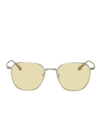 Oliver Peoples The Row Silver Boardroom Meeting 2 Sunglasses
